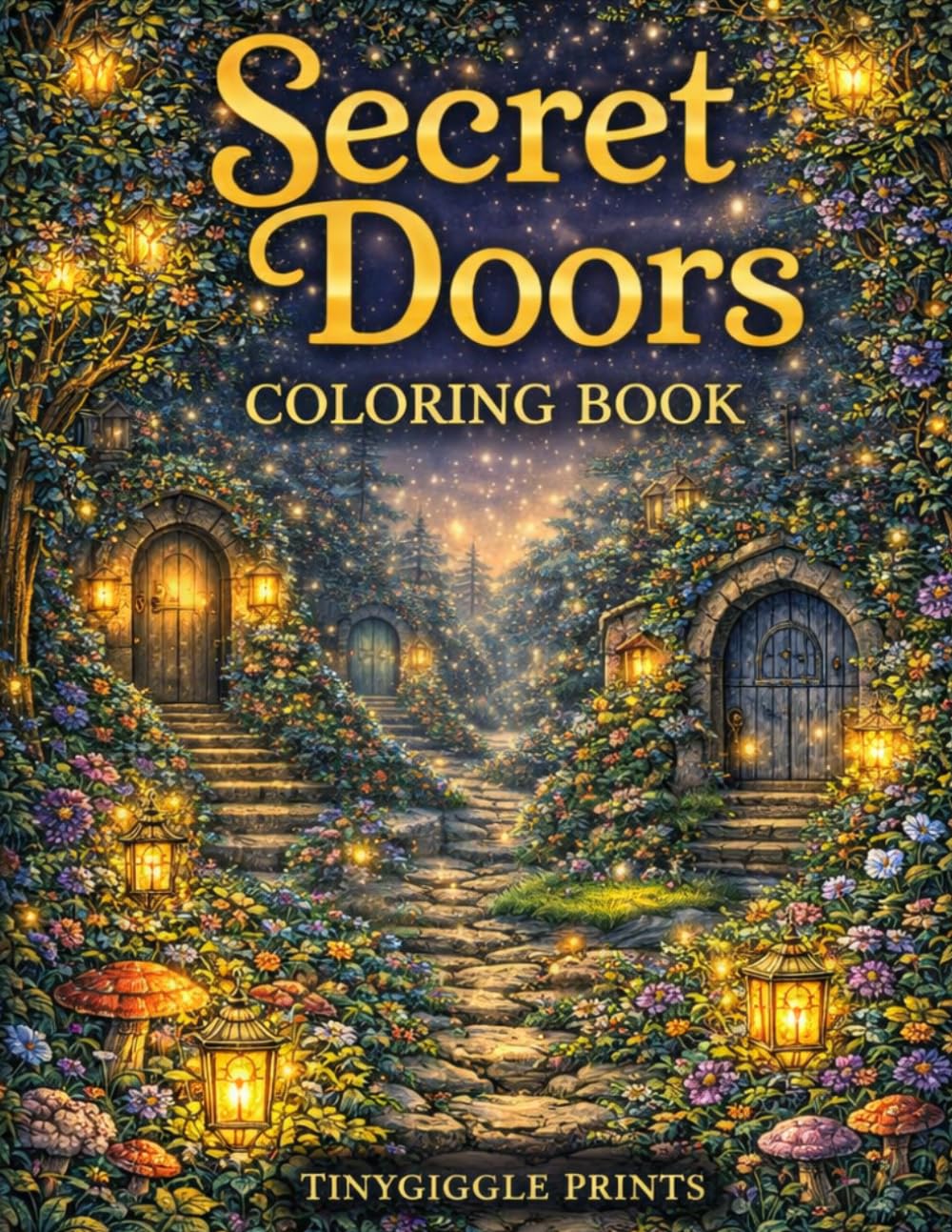 Secret Doors to Magical Worlds Coloring Book: Enchanting Hidden Doors, Fantasy Pathways, and Magical Scenes for Relaxation and Creativity