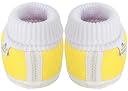 Neska Moda Baby Boys & Baby Girls Butterfly Frill Slip On Cotton Booties For 0 to 6 Months (Yellow) -BT1112 gallery image