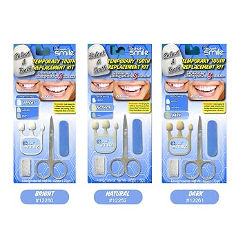 Instant Smile Select A Tooth Temporary Tooth Replacement Kit- Bright