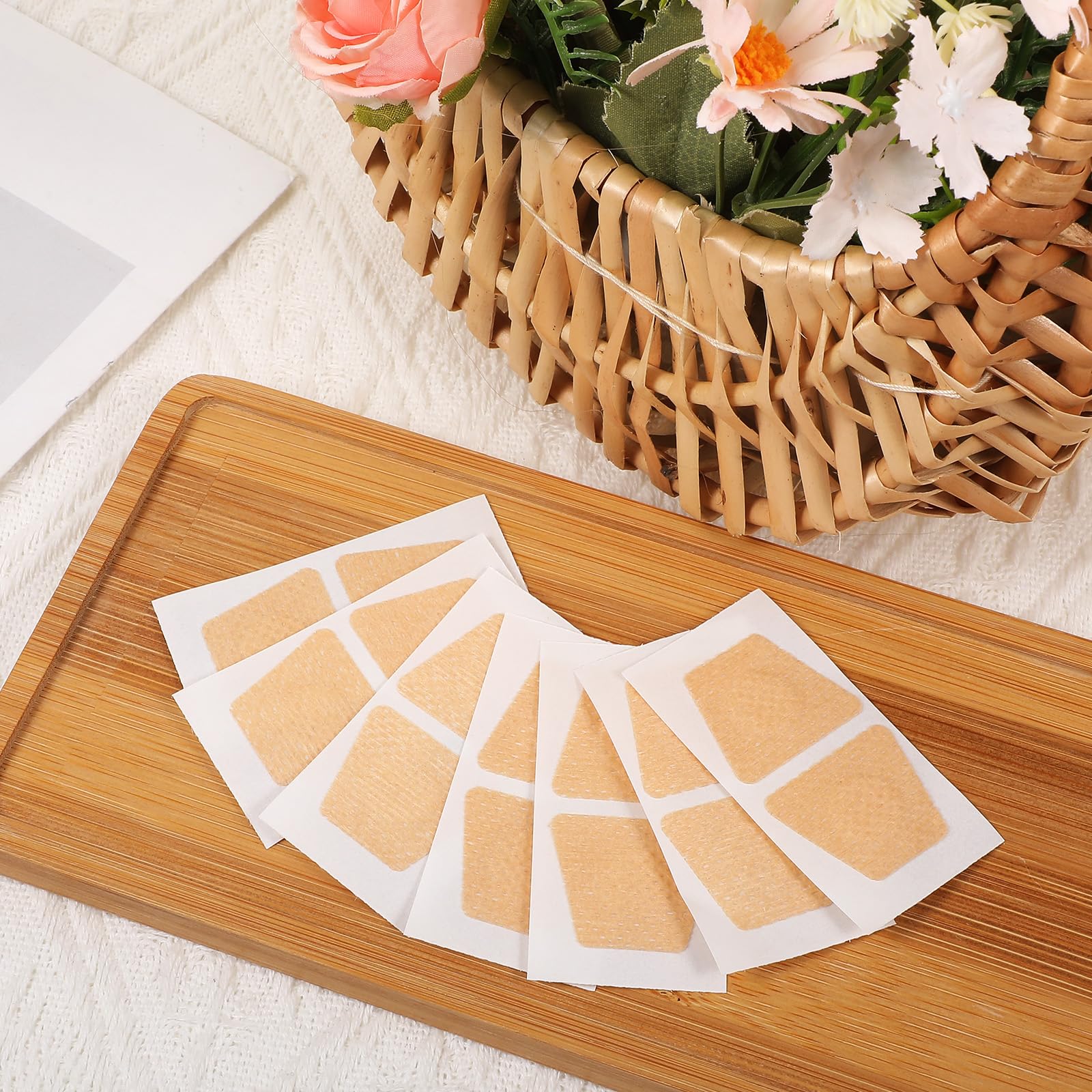 100 Stück Fungal Nail Patches, Pflaster Zehennagel, Nagel Reparatur Pflaster, Hautfarbe, für Frauen und Männer