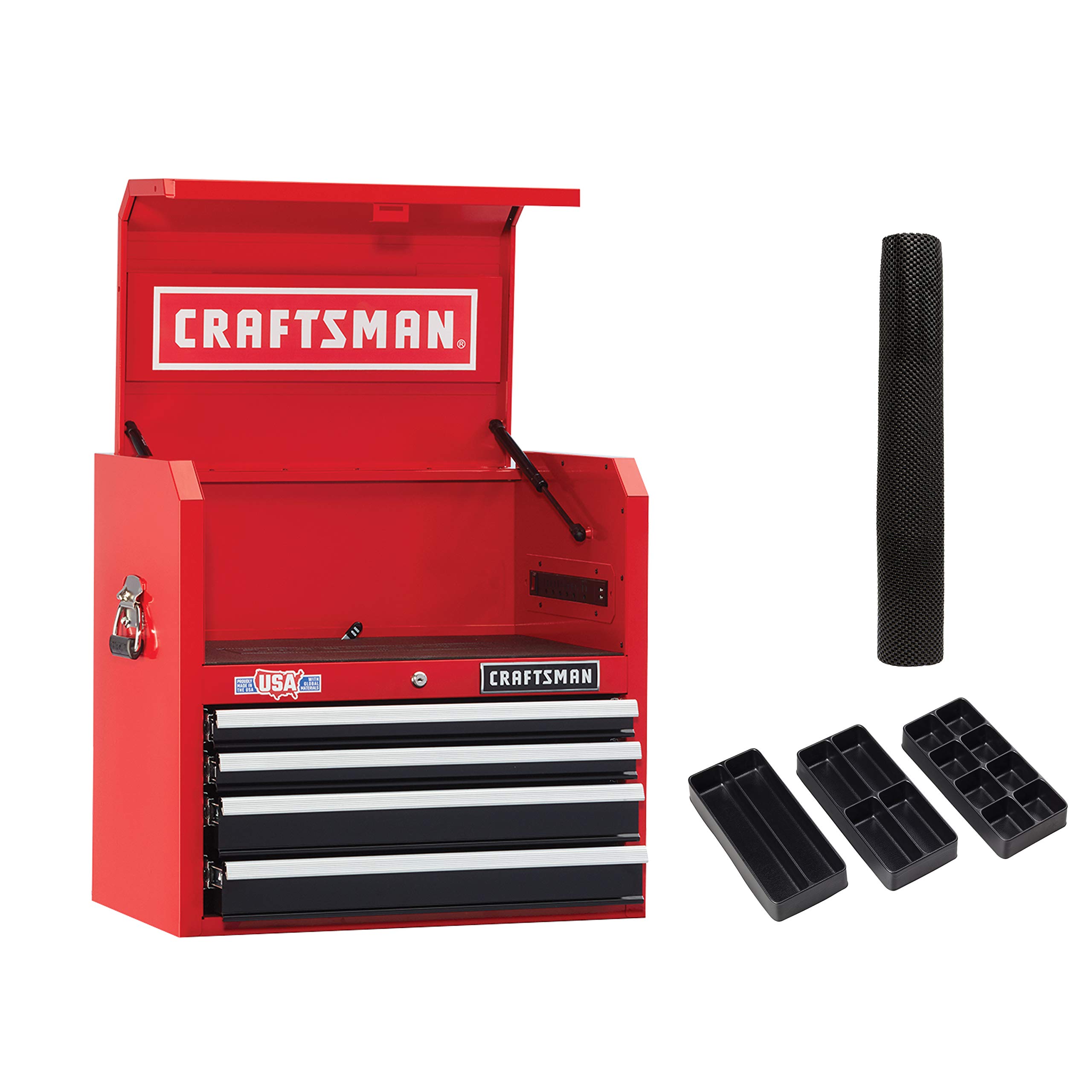 Buy CRAFTSMAN Tool Chest with Drawer Liner Roll/Tray Set, 26Inch, 4