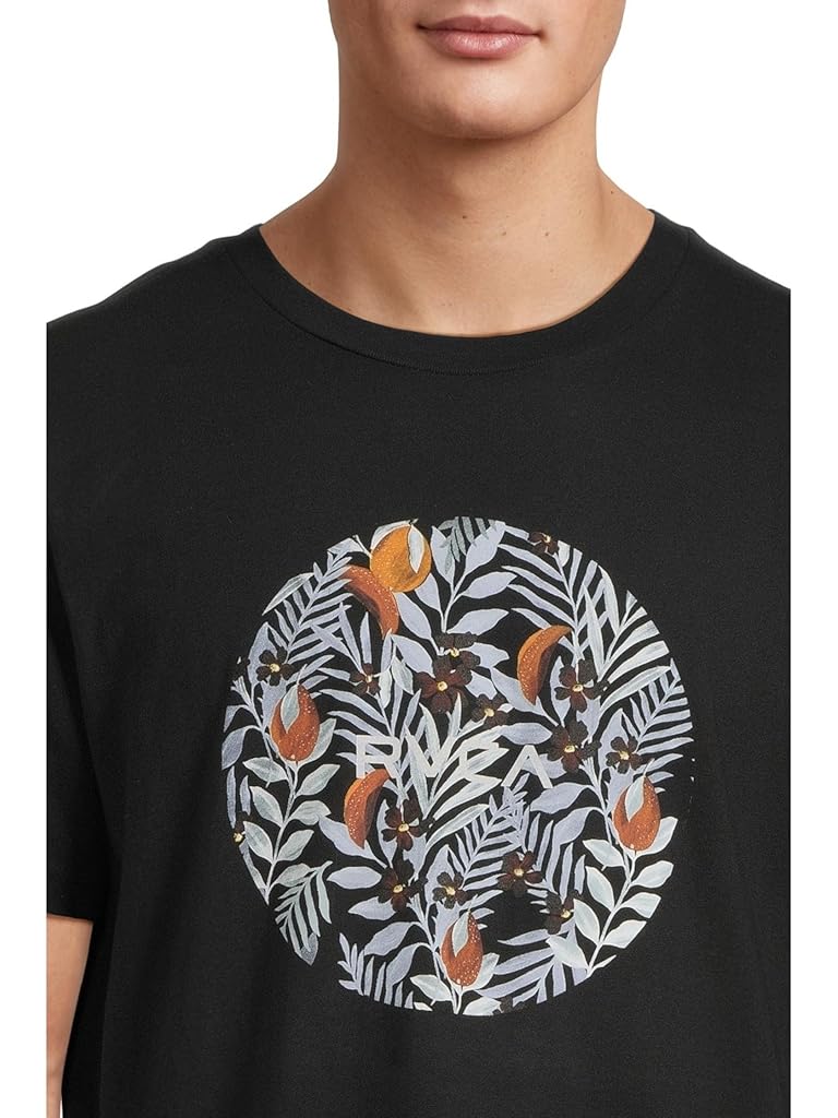 Black RVCA Motors Short Sleeve