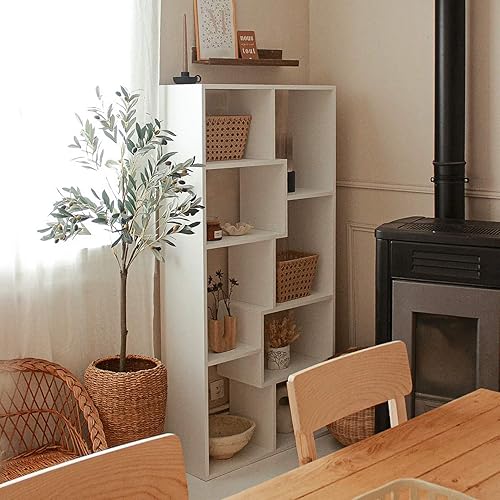 Miniatura 185 de Mobili Fiver, Estantería Iacopo XS (63.31 x 31.5 pulgadas), roble rústico, fabricada en Italia Roble rústico,Ashwood Negro,Ashwood Blanco,Efecto