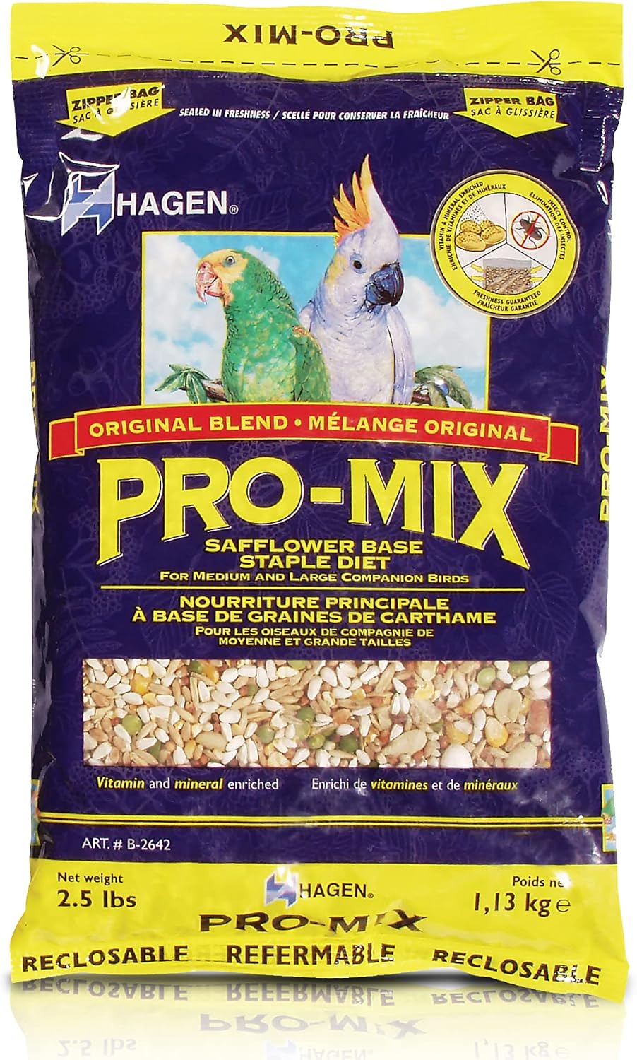 Parrot Vme Pro-Mix Seed, 2-1/2-Pound