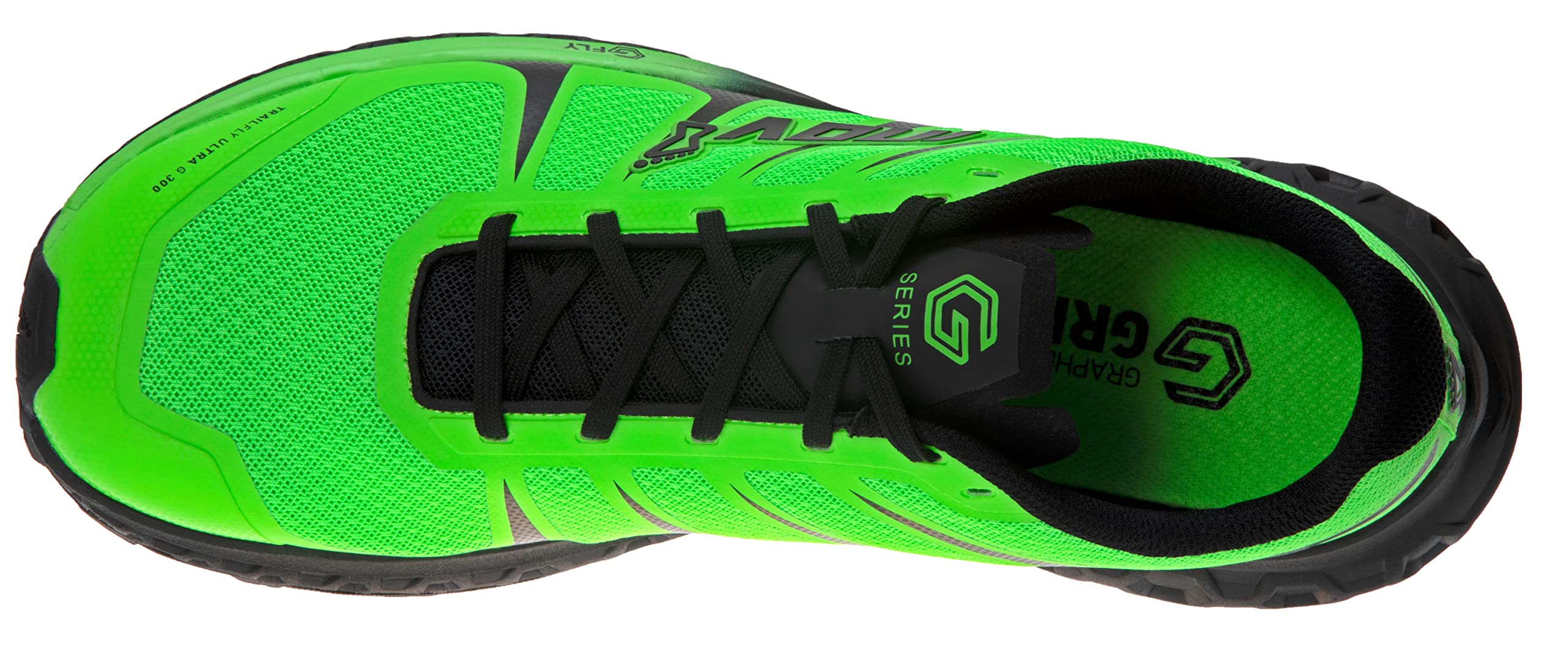Inov-8 Men's TrailFly Ultra G 300 Max - Trail Running Shoes - Green/Black - 8