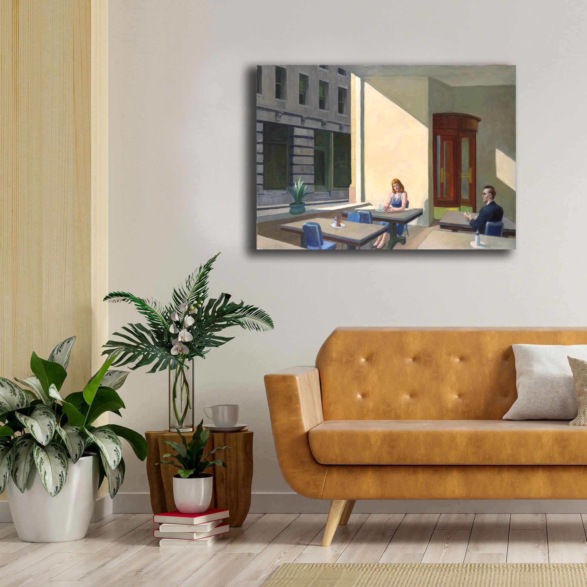 Quadro moderno HOPPER Edward Second Story Sunlight RIPRODUZIONE STAMPA