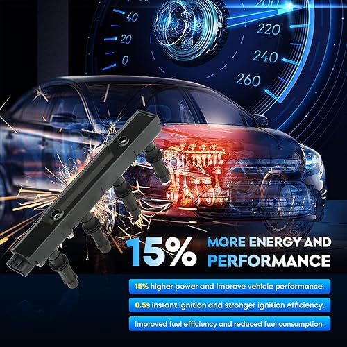 Miniatura 4 de Paquete de Bobina de Encendido Solo 1.4L para Chevy Cruze 2011-2015 Turbo, para Buick Encore 2013-2020, para Cadillac ELR 2014-2016, Cruze Limited