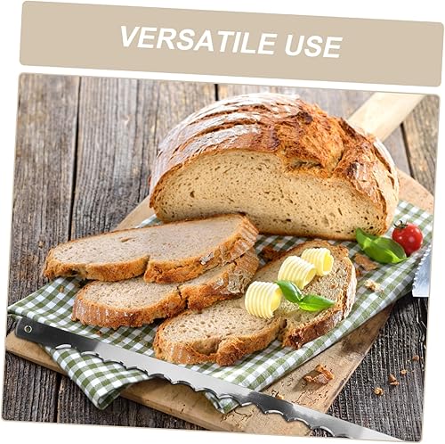 Miniatura 8 de Cuchillas de pan de repuesto 8 piezas de cuchillo de arco dentado para pan masa madre pastel horneado casero