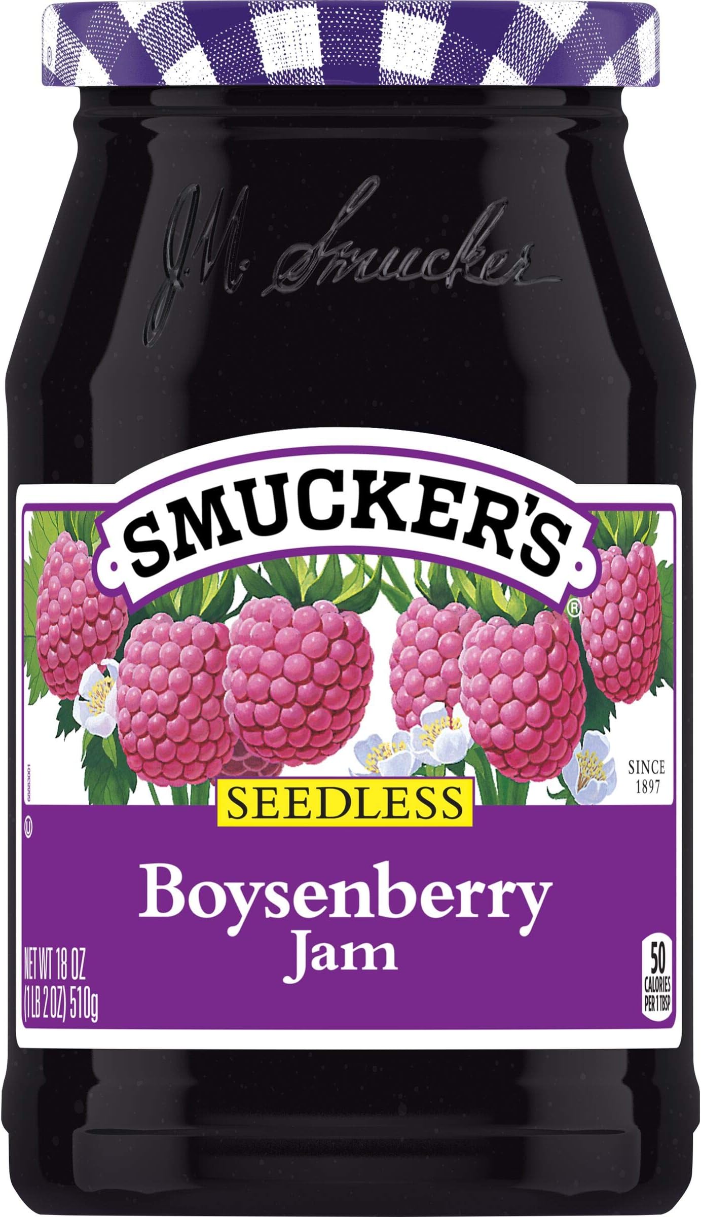 Smucker's Seedless Boysenberry Jam, 18 Ounces (Pack of 6)