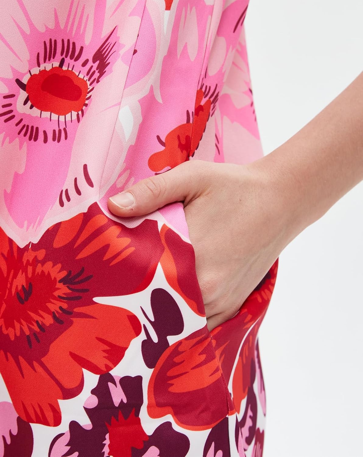 Women's 2025 Summer Sleeveless Tank Dress Crewneck Floral Print Pleated A Line Casual Short Mini Dresses - Image 6