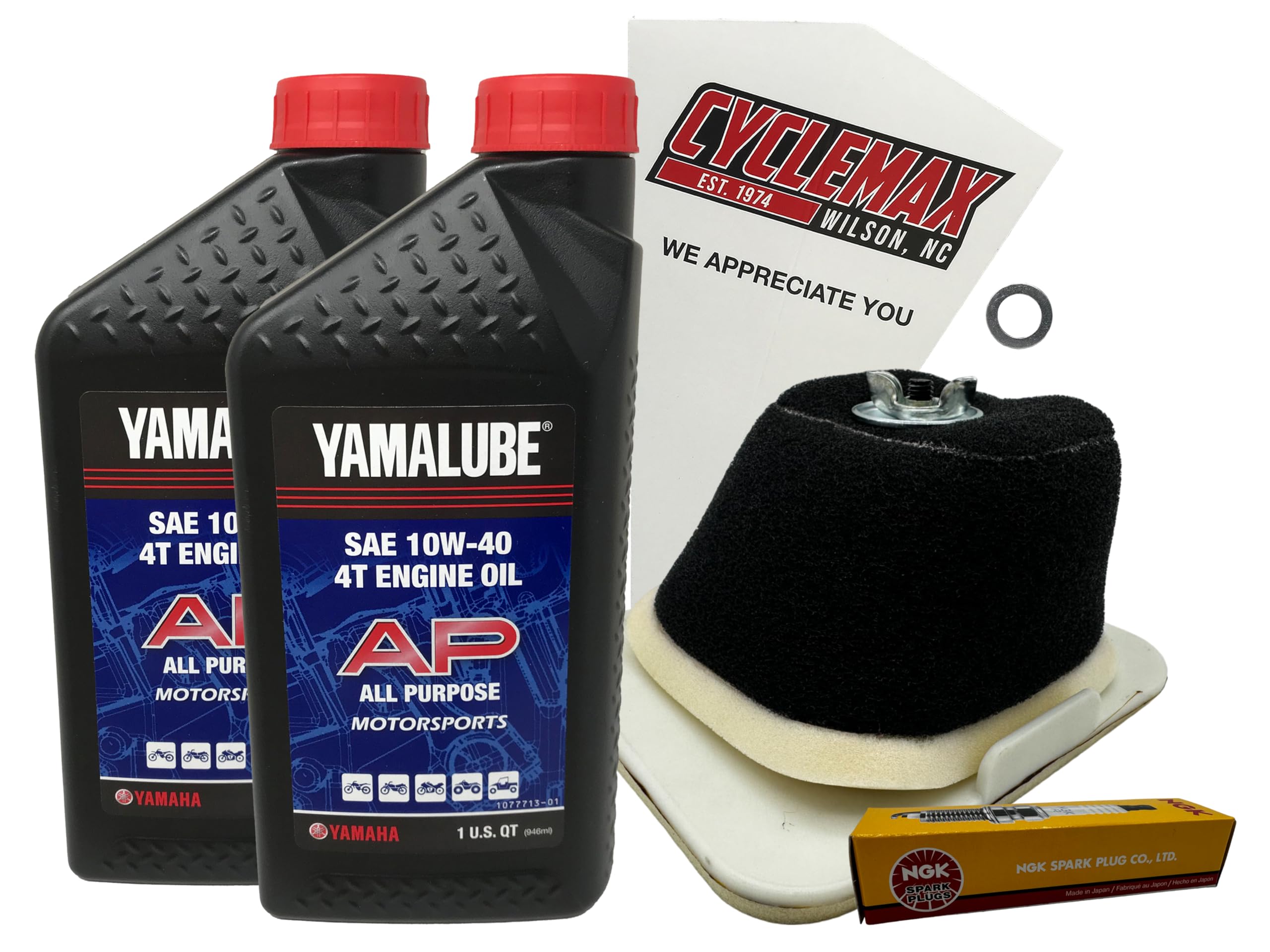 Amazon.com: Cyclemax Standard Yamalube Tune-Up Kit compatible with