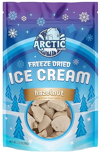 Miniatura 241 de Arctic Farms Brocas de helado liofilizadas empaquetadas y en caja, no se derrite (mezcla napolitana, 2.5 onzas)