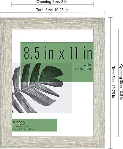 Vista 375 de MCS Studio Gallery Marco para póster de 16 x 24 pulgadas, imitación de veta de madera de color negro, colgar en horizontal o vertical, grande