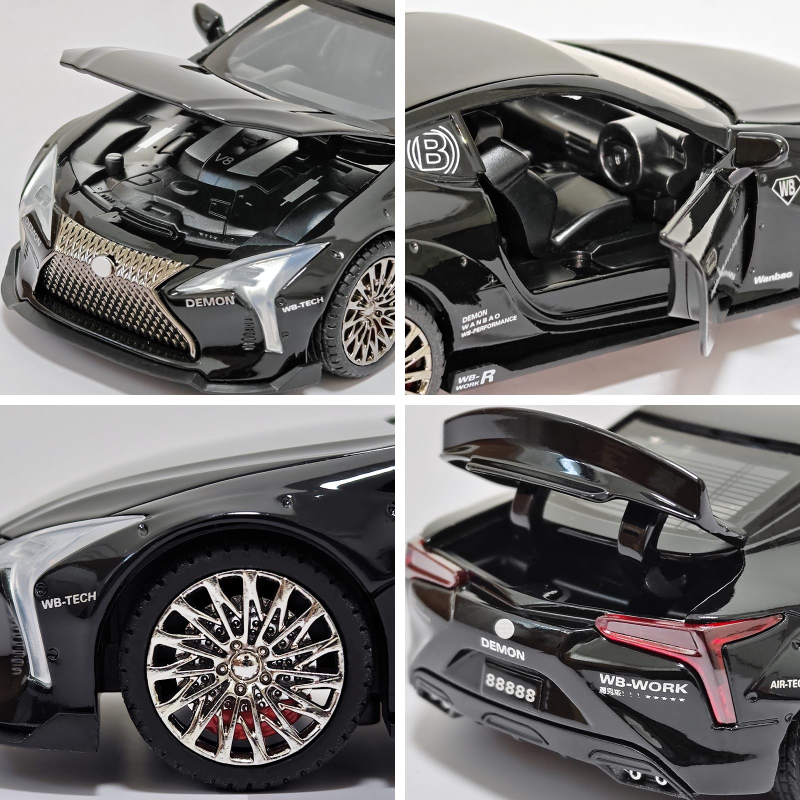 Amazon.com: ERBADIHAGO Toy Cars Sport Car 1:32 Diecast Collect Car