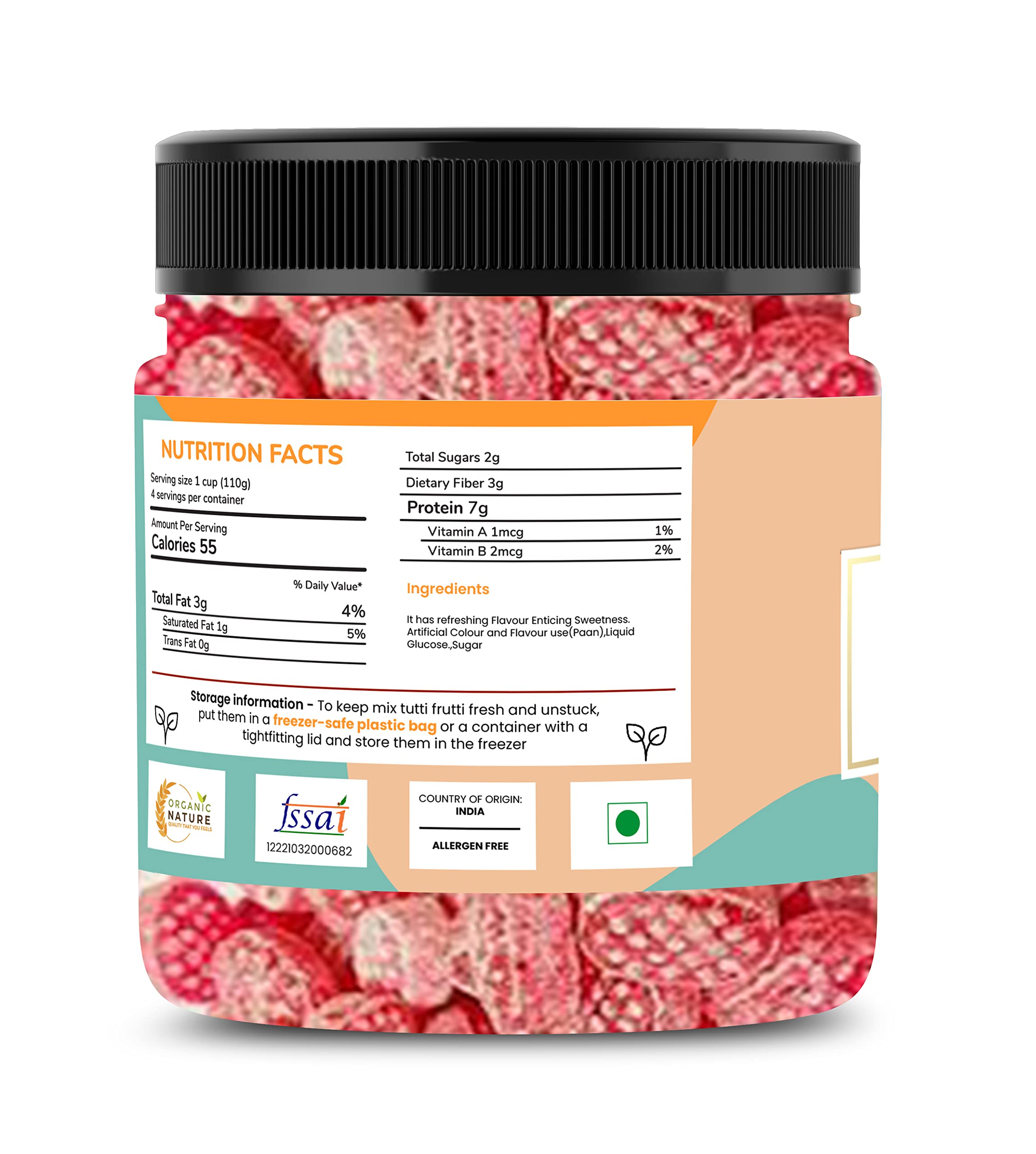 Organic Nature Paan Flavoured Candy(Delicious) | (Jar Pack) (300 Grams (Pack of 1 of 300 Grams)) 1