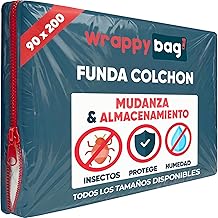 WRAPPYBAG – Opaque Protective Cover for Mattresses – 5 Sizes – Waterproof and Ripstop Sack for Moving, Storage and Transport – 90 x 200 cm