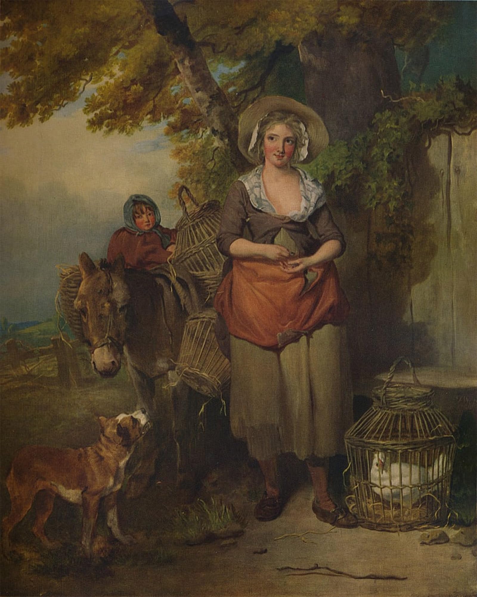 Lienzo el retorno del mercado por Wheatley pintura clásica un regalo cultural exclusivo 60x90 5