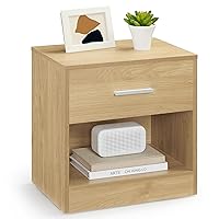 VASAGLE Comodino, Tavolino con Cassetto