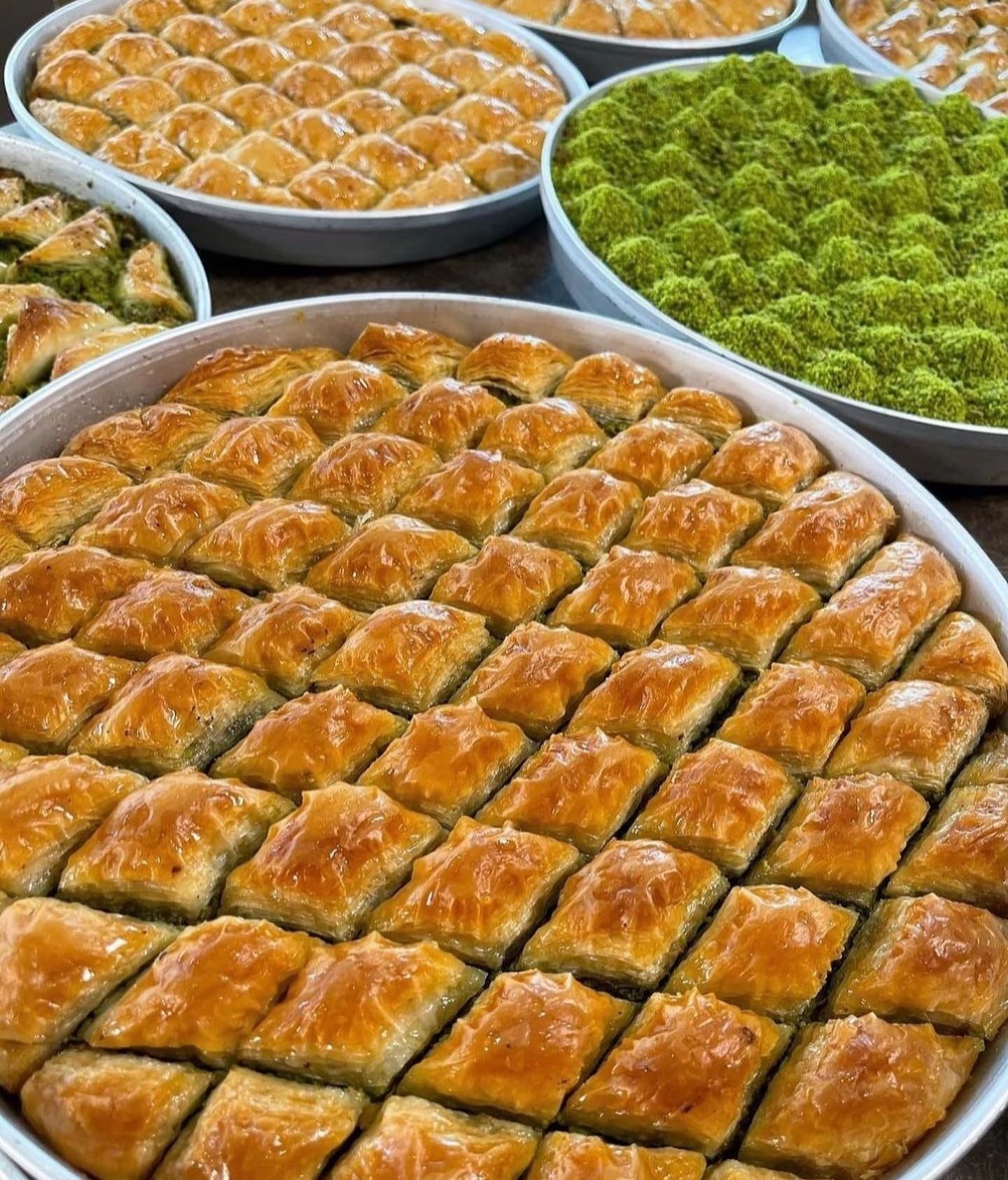 Gaziantep Koçak Baklava à la pistache turque 30 pièces, 1.00 kg (Lot de 1)