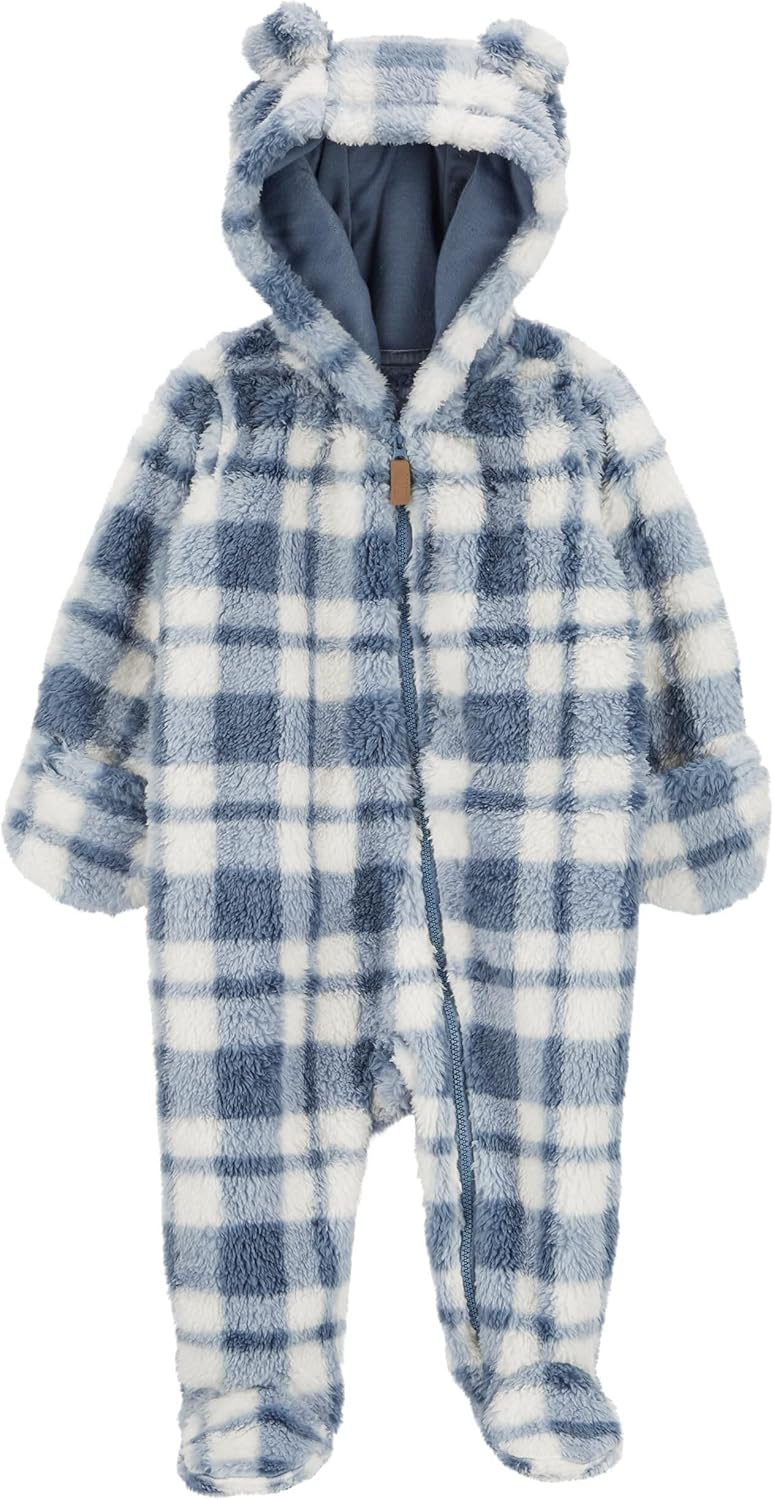 Carter's 0-9 Months Hooded Sherpa Bunting Pram