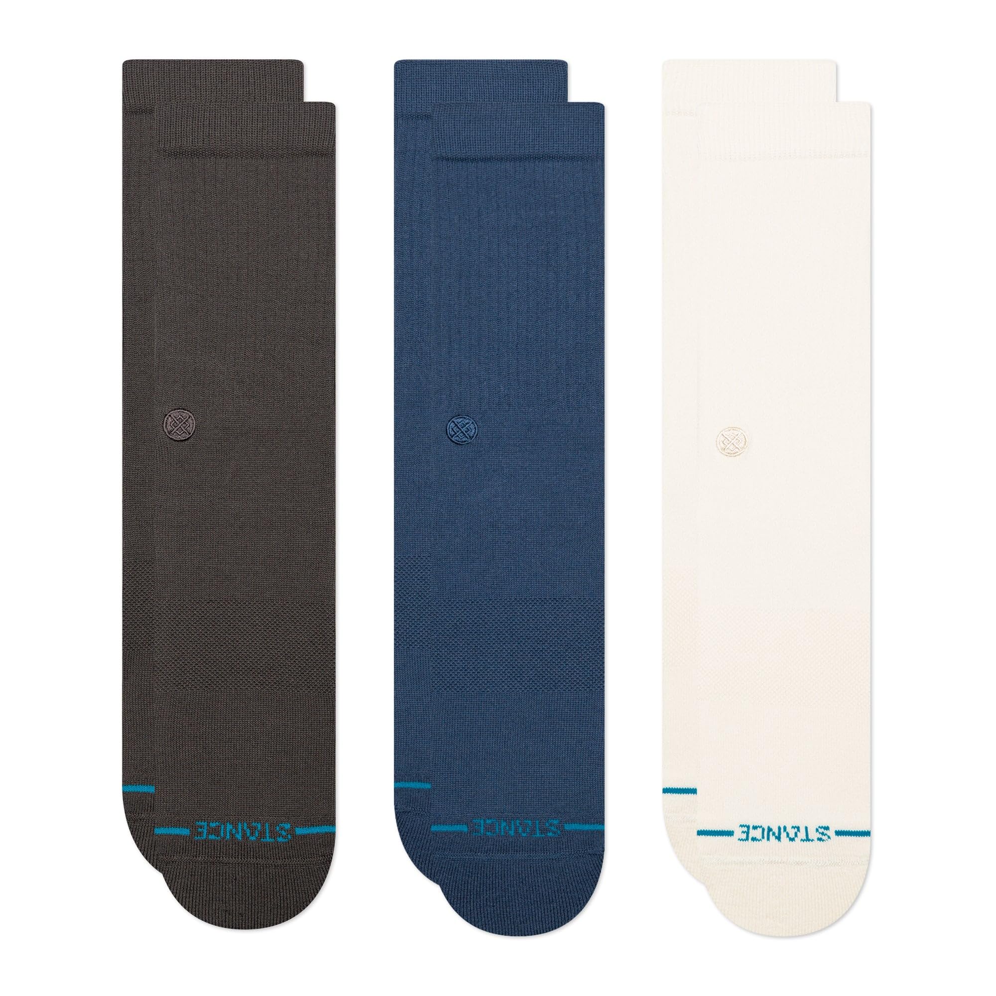 Stance Icon Classic Casual Crew Socks 3-Pack