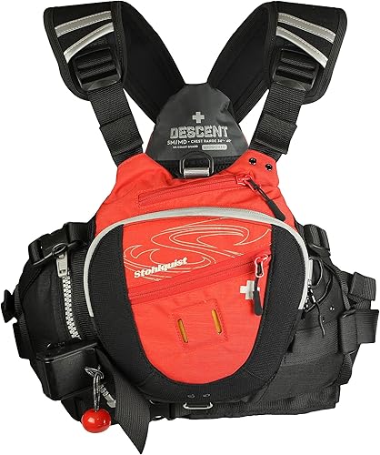 Stohlquist Descent Rescue Chaleco salvavidas (PFD) - Rojo-LXL