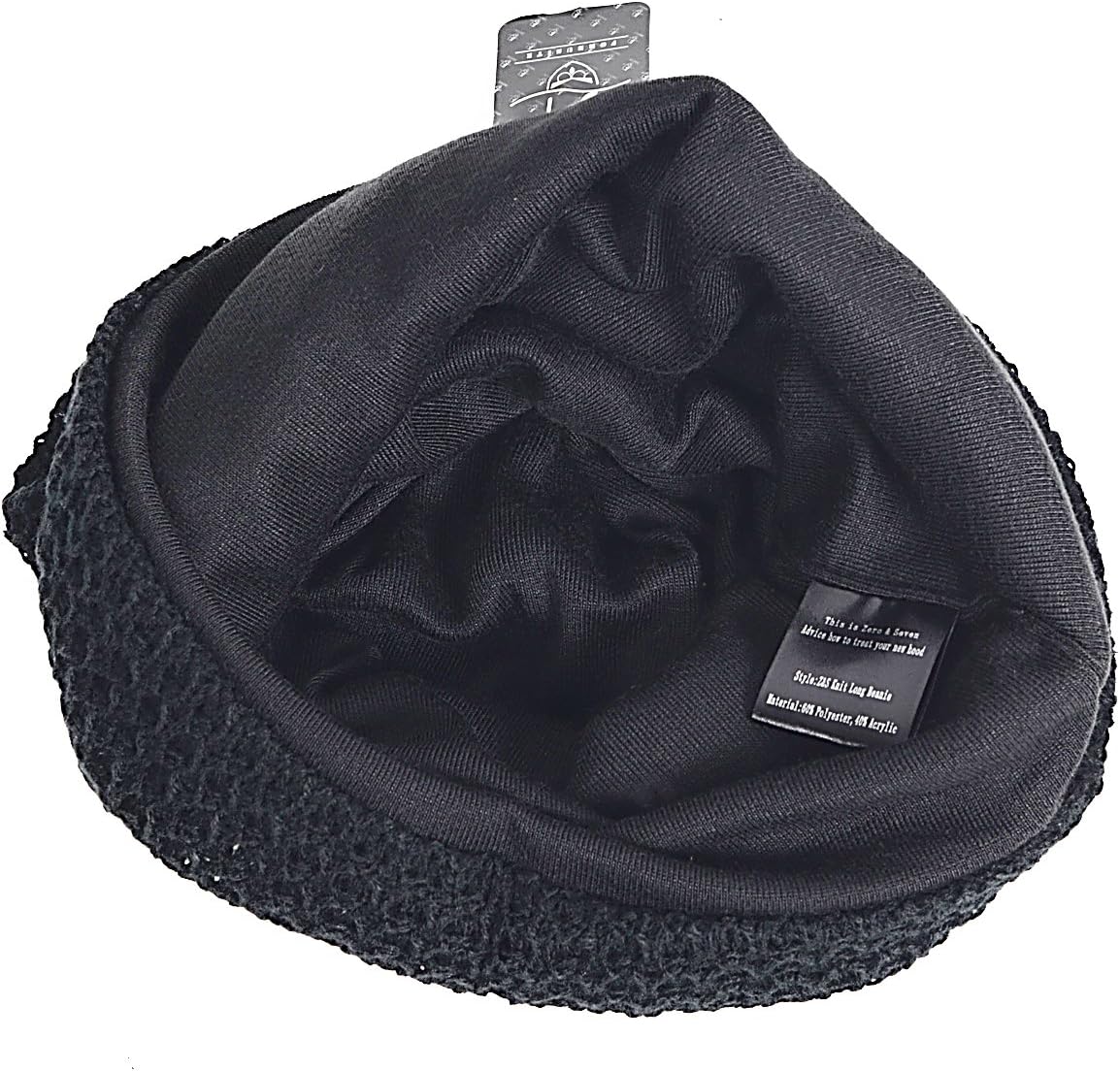 FORBUSITE Mens Slouchy Long Oversized Beanie Knit Cap for Summer Winter B08 - Image 4