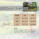 Work Gloves for Women and Ladies, Leather Gardening Gloves Flexible Mechanic Working Gloves