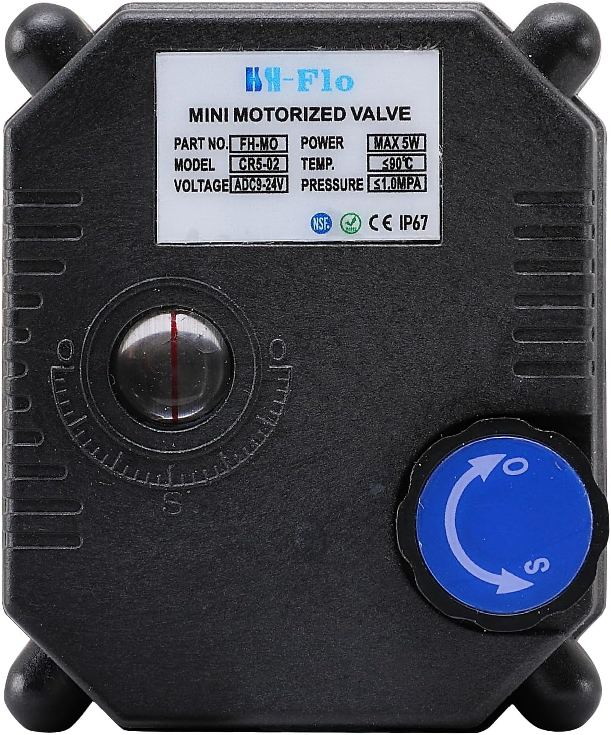 1/2" DN15 NPT 2 Way 12VDC 9-24VAC/DC Brass Normally Closed Electrical Position Feedback On/Off Motorized Ball Valve