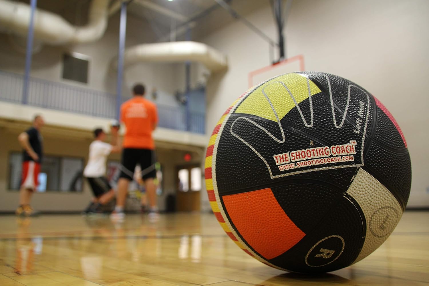 The Shooting Coach® Training Basketball, Improve Shooting Form and Develop The Perfect Jump Shot with Every Release, Identify Proper Release and Rotation and Fix Bad Shooting Habits (Women's/Youth)