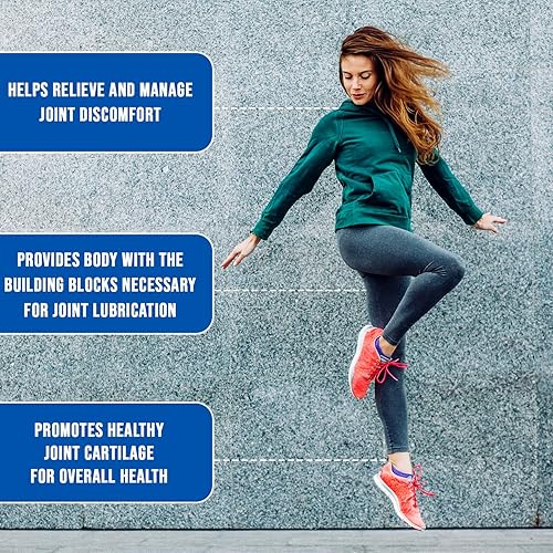 Miniatura 5 de Wellgenix Osteogenix Plus Advanced Joint Flex Formula (90 unidades) - Suplemento de rodilla con colágeno II, glucosamina, condroitina, MSM y HLA -