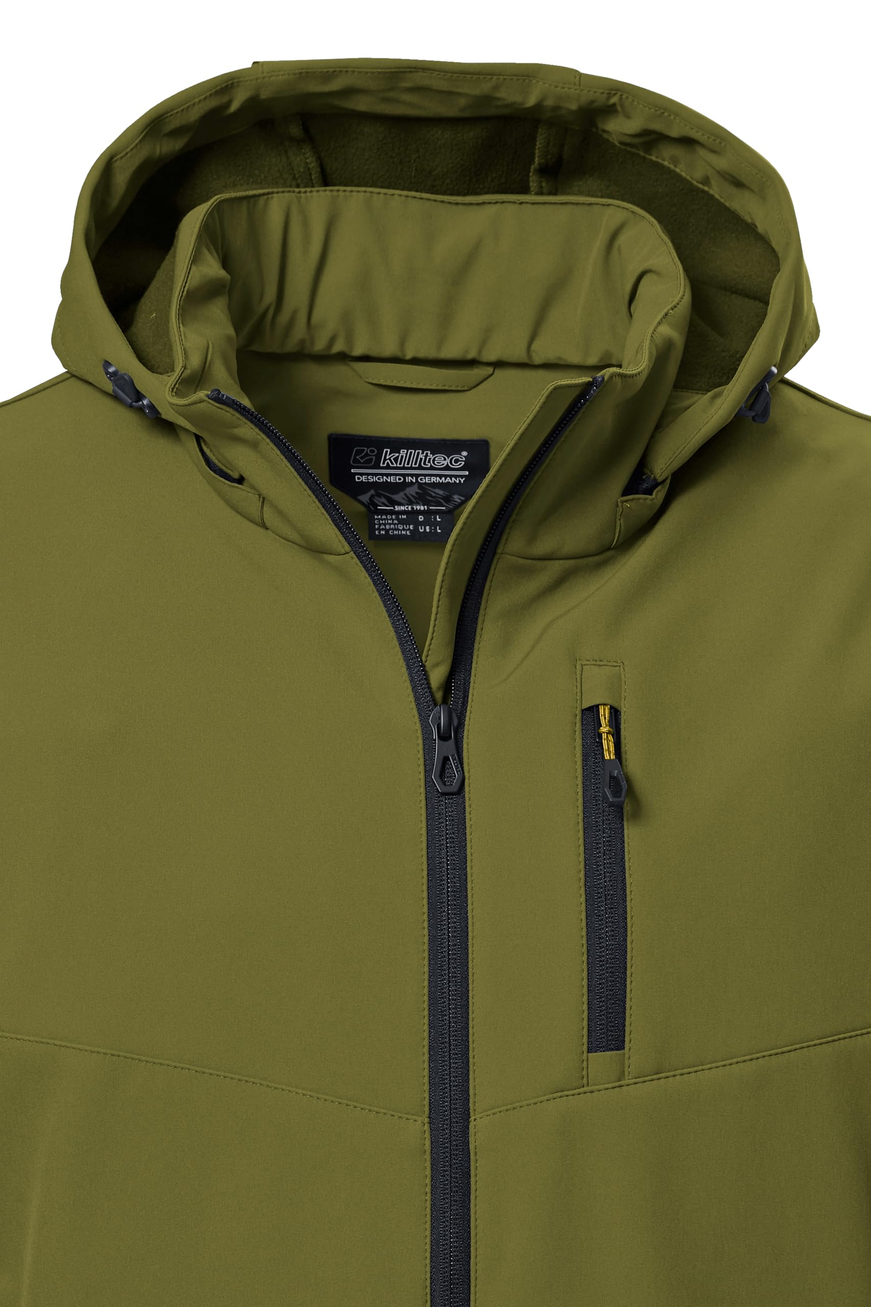 Killtec Kow 92 Mn Sftshll Jckt Giacca softshell/giacca outdoor con cappuccio con zip Uomo