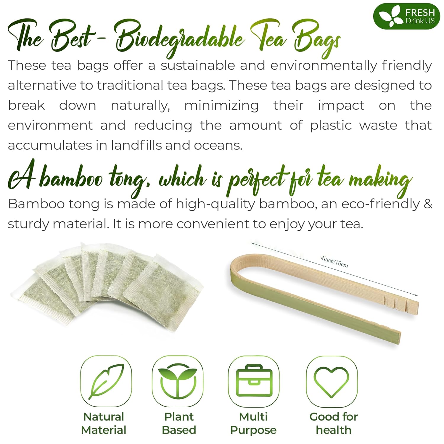 FreshDrinkUS, Pine Needle Tea Bags – 75 Tea Bags, Naturally Caffeine-Free, Refreshing Herbal Tea, Wild-Harvested Pine Leaves, Aromatic and Soothing – Non-GMO & Eco-Friendly Packaging - Image 8