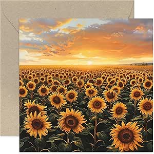 Sunflower Pots Encouragement Card Set 2, Watercolor Sunflower Cards, Thinking Of You Sympathy Cards, Sunflower Note Cards, Handmade Card Set