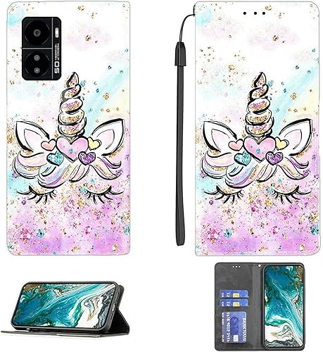 Miniatura 1 de Aroepurt Kalley Black 3 Case Compatible with Kalley Black 3 Phone Case Cover PU Leather Kickstand Magnetic Wallet Case CPT3