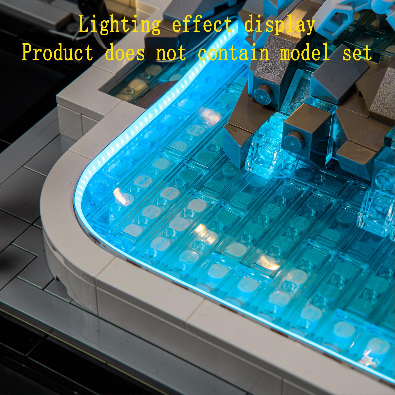 GEAMENT Oświetlenie LED Kompatybilne z LEGO Fontanna di Trevi 21062 Model do Składania Klocków (Zestaw Modeli Niezawarty)