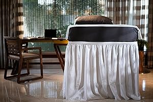 Dorm Bed Skirt for Twin XL Bed (32 Inch Drop) - The...