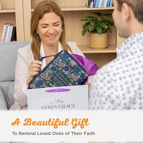 Miniatura 8 de Funda de lona para hombres y mujeres con cremallera para Biblia o libro con asa.