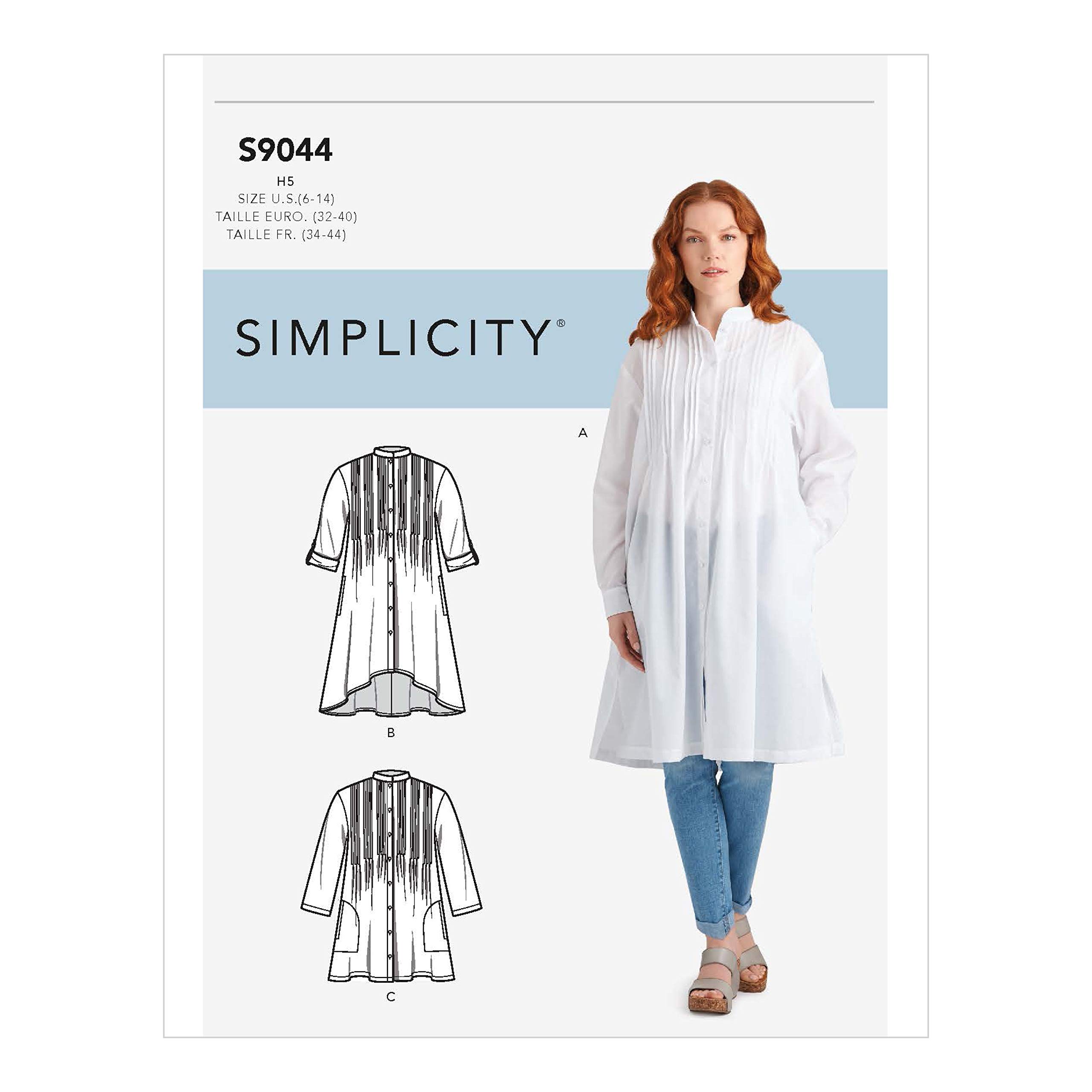Patron de couture pour haut Simplicity S9044U5 : ajustement parfait 16-24