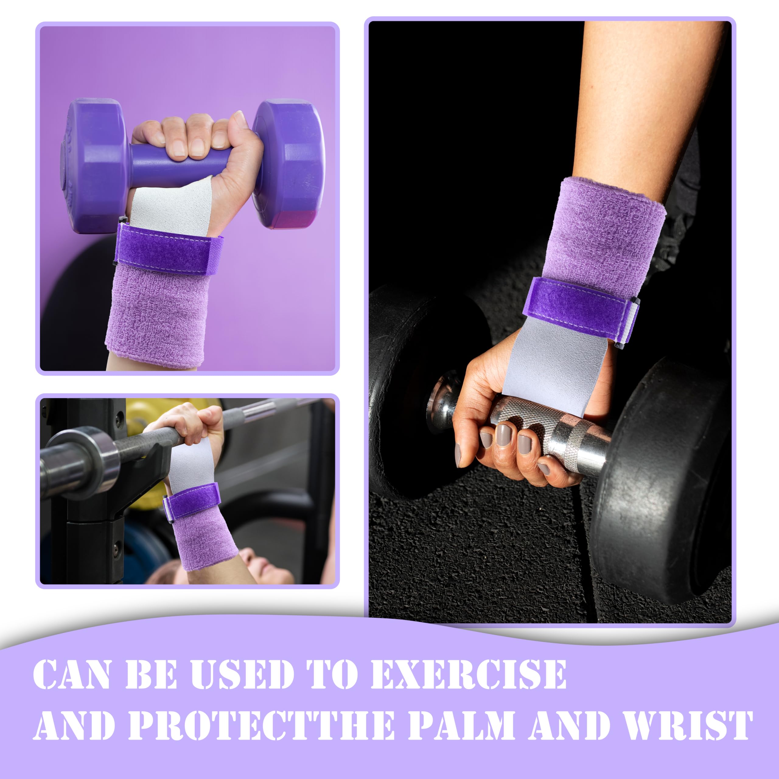 Set di braccialetti per ginnastica per ragazze bambini guanti protezione palmi polsi accessori allenamento