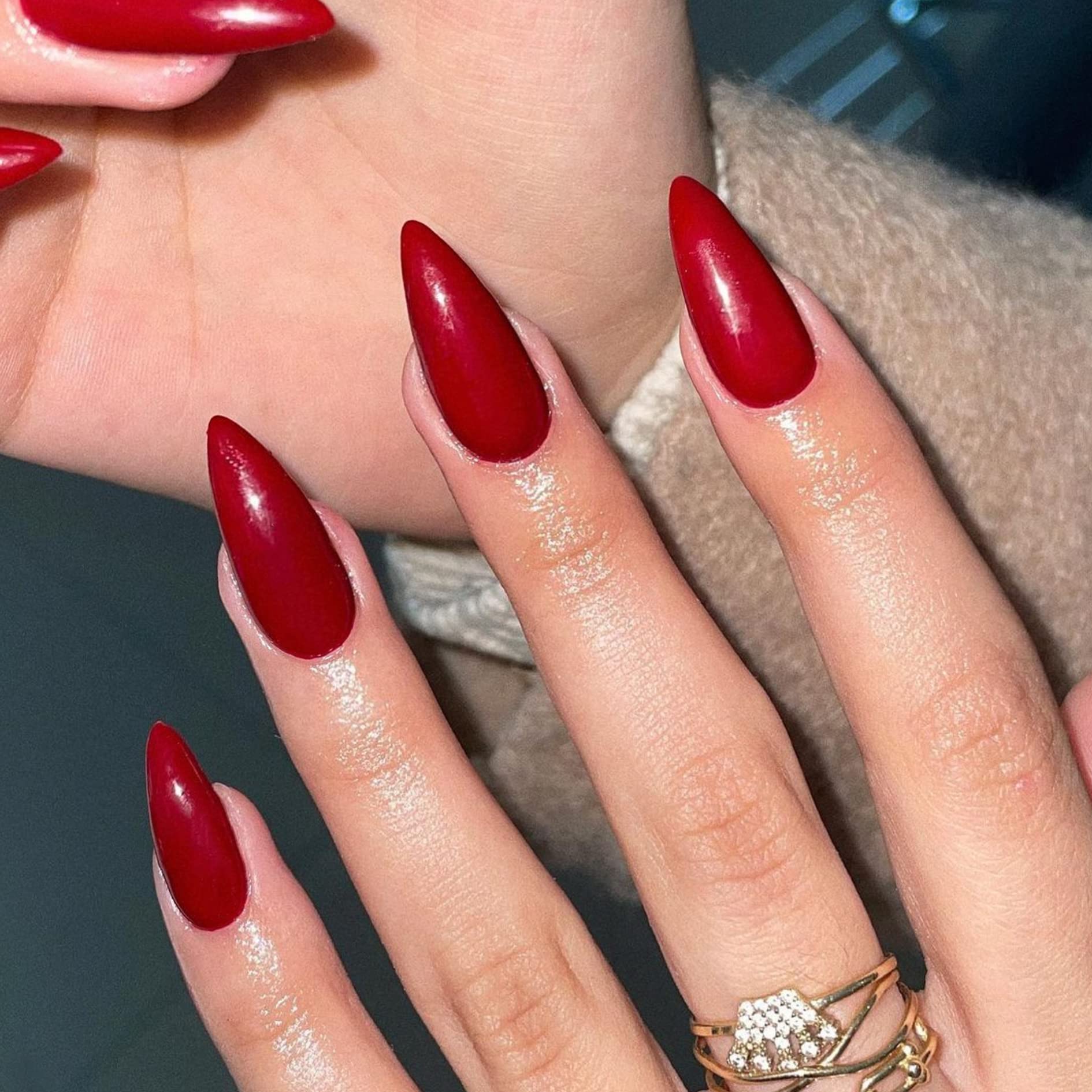 SXVME Red False Nails Medium - Image 3