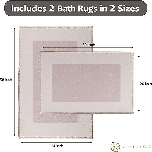 Miniatura 2 de Superior Juego de tapetes de cocina de nailon, antideslizantes, pequeñas alfombras lavables para decoración del hogar, suelo de madera y azulejos de