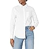 Amazon Essentials Women's Regular-Fit Long-Sleeve Button-Down Poplin Shirt, Business Casual, Office Work