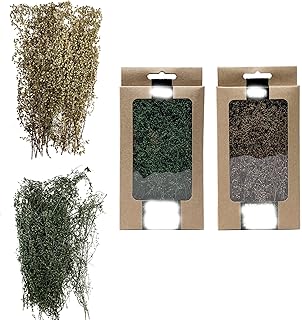 Cayway DIY Miniature Static Grass Tuft Miniature Shrubs Bushes Model Trees Bush for Miniature Tabletop Games Model Railway Off-Road Construction Pack of 2 (NC-000251)