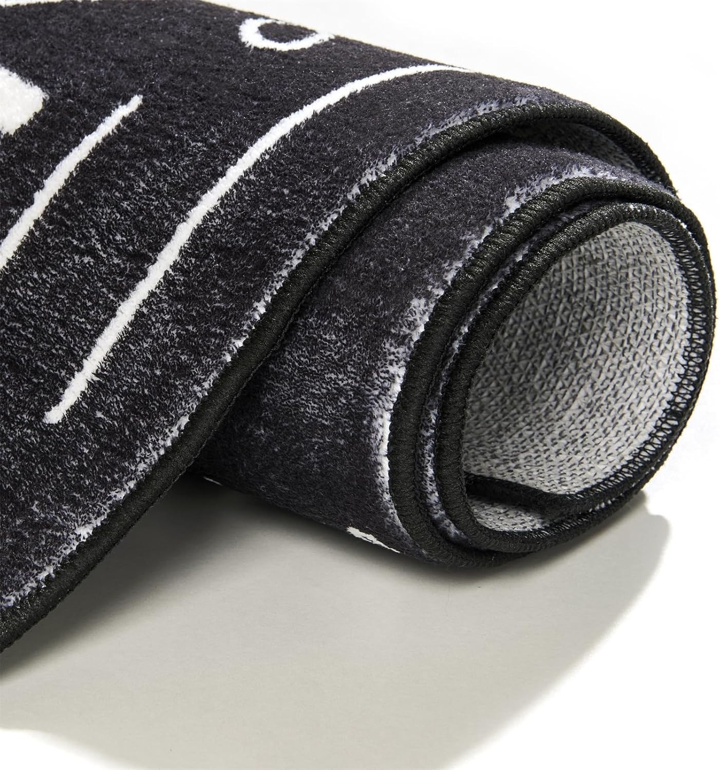 Estmy Cute Black You are Rug Washable, Fun Aesthetic Funky Teens Girls Bedroom Accent Carpet, Ultra Thin 4x6 Area Rugs for Living Room Classroom Kids Room Trendy Dorm College Carpet Unique Gift