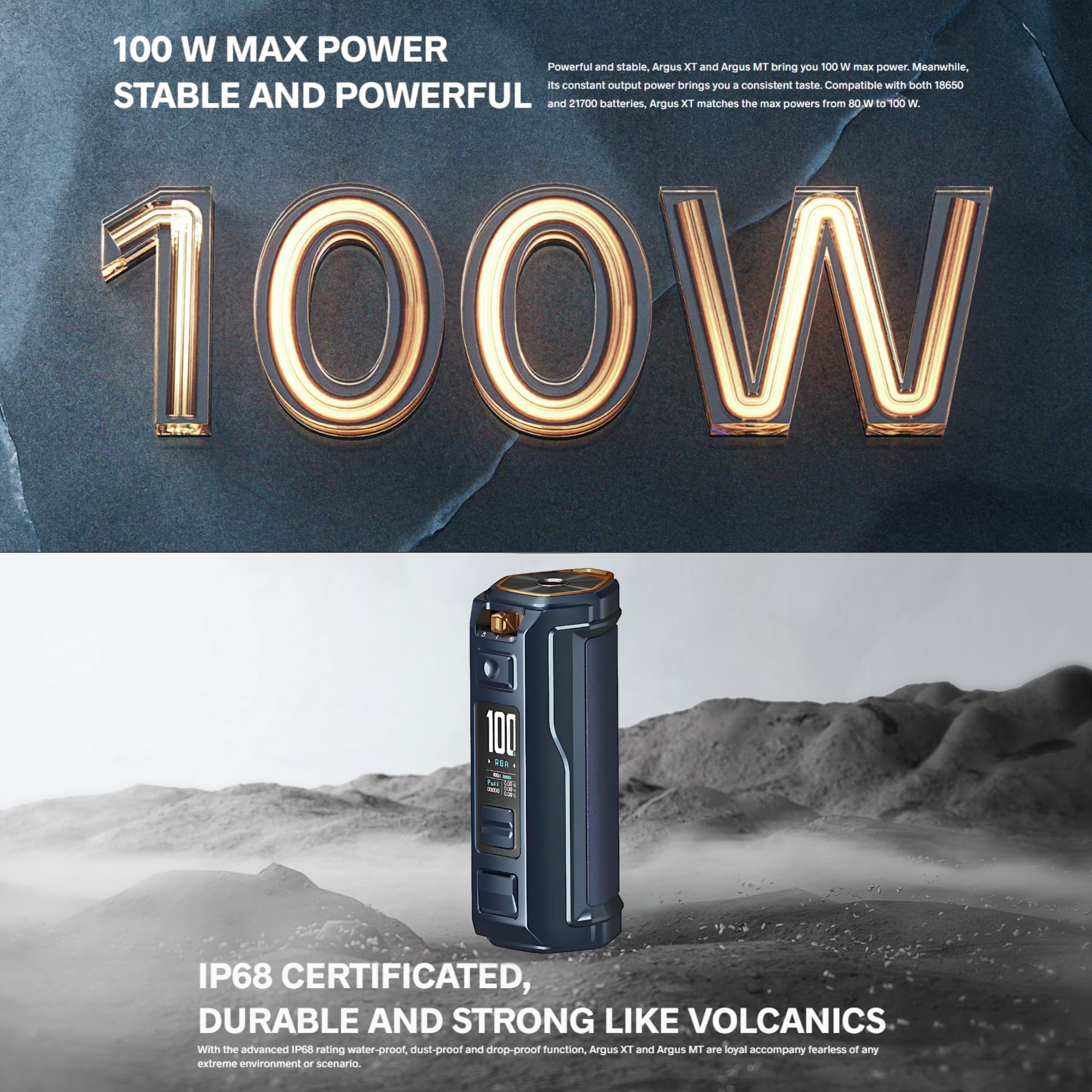 geekvape aegis solo 3 istruzioni Review: Argus XT kit – Voopoo main image 1