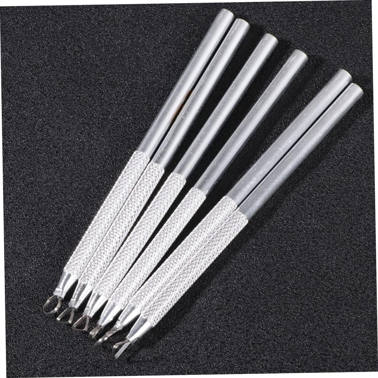 Uonlytech 6pcs Sculpture Carving Tools Set Pottery Clay Sculpture Tools for Beginners