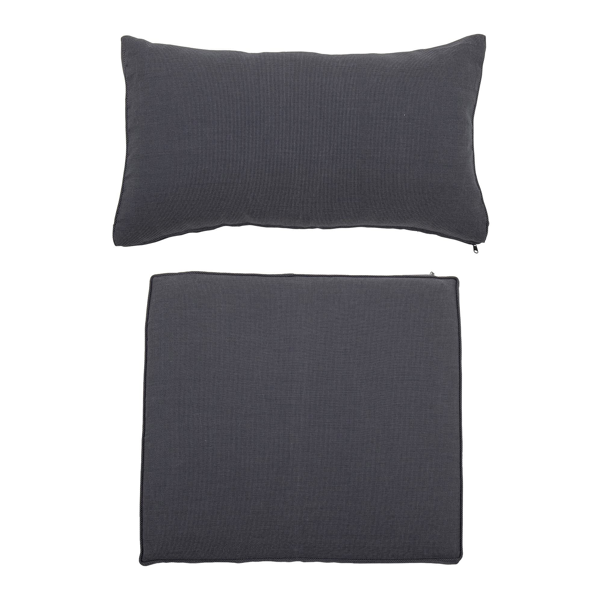 Lot de 2 taies d'oreiller Mundo par Bloomingville en textile tissé beige