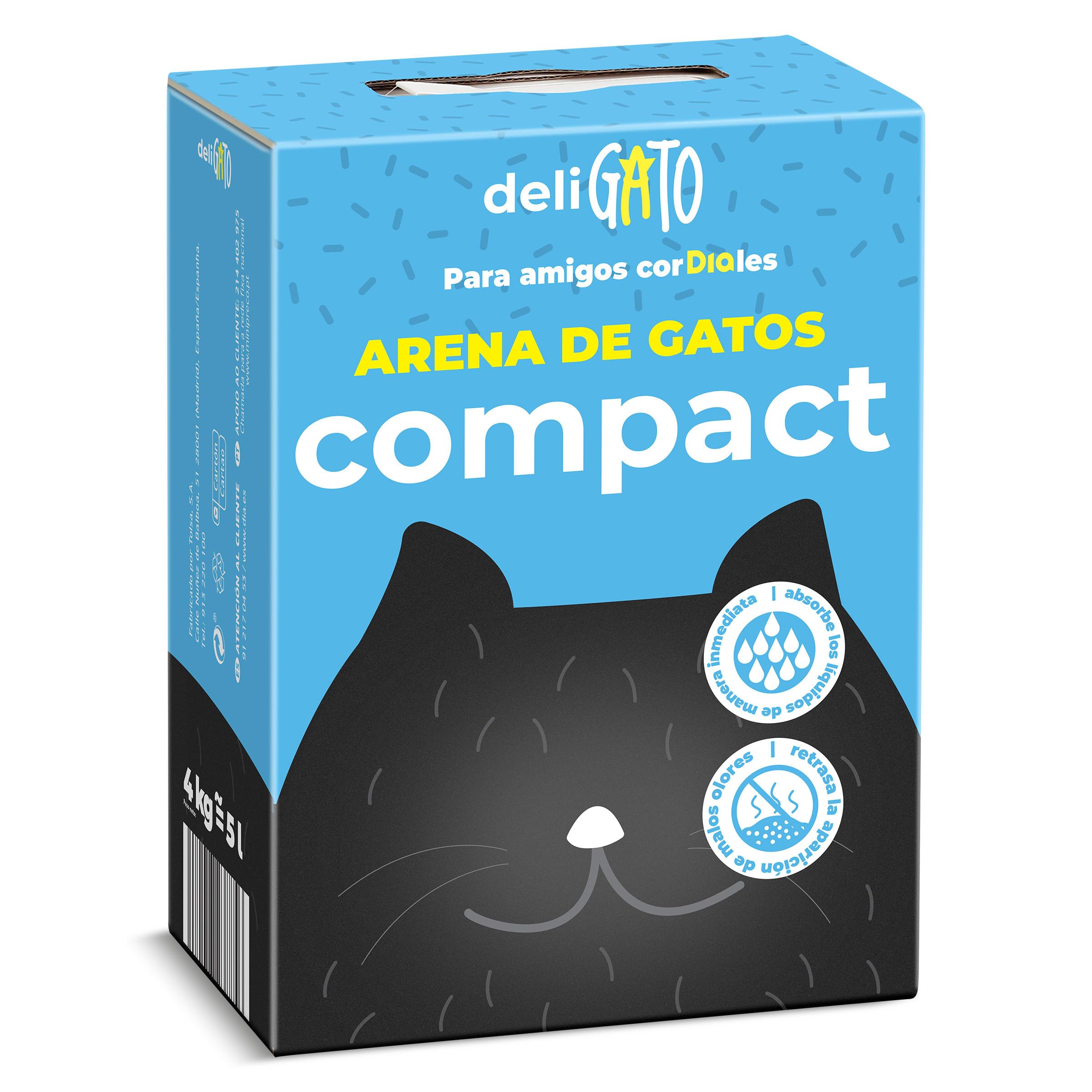 DIA DELIGATO arena para gatos compacta caja 4 Kg