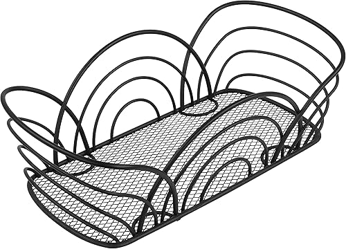 Spectrum Diversified Cesta de pan de flores, cromo